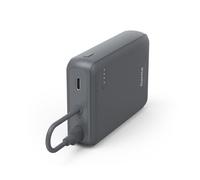 Hama “Travel” Power Pack with Cable, 10000mAh, 2 Outputs: 2x USB-C, anthracite