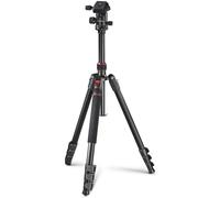 Hama Tripod Camera Smartphone Camera (Aluminium Tripod Monopod, Compact, Foldable, Quick Fastening, 6.4 mm Thread, 50-165 cm Max)