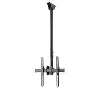 Hama TV Ceiling Mount | Bracket | For TV's 23-65 Inches | Can be titled Up To -25 Degrees | Can Be Swiveled Up To 360 Degrees | VESA Bracket Up To 400x400 | Max 50kg | Black