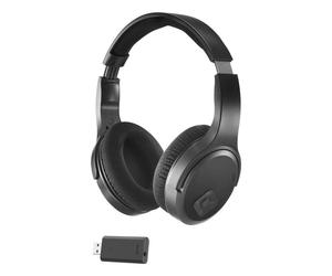Hama TV Headphones, Over-Ear, 2.4 GHz-Dongle + Bluetooth, Volume Control