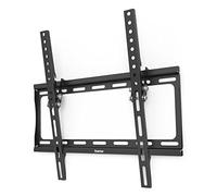 Hama TV Wall Mount Tiltable (32-65 Inch TV Mount for TVs up to 35 kg, Max. VESA 400 x 400, Tilting TV Wall Mount with Fischer Dowels and Installation Instructions) Black