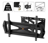 Hama TV Wall Mount up to 80" Swivel 180° Wall Mount Bracket LCD LED OLED