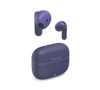 Hama TWS Freedom Light II Bluetooth 5.3 Wireless Earbuds, In-Ear Headphones, Calling, Microphone, Touch Control, Voice Control, 20 Hours Playtime, Charging Box USB-C) Blue