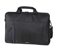 Hama Unisex's Cape Town Laptop Bag, Black Blue, 15,6'' / 40 cm