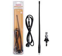 Hama Universal Car Short Rod Antenna 180° Swivel DIN Car Radio Antenna Vehicle