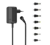 Hama Universal Power Supply, 600 mA, 7.2 W, Max. 12 V, 7 Adapters, Portable, AC, Wall Mount, Proprietary DC Plugs/Jacks, Electronic Devices