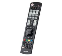 Hama Universal Remote Control for LG TVs IR Teachable Illuminating Buttons TV IR Wireless Press buttons Black