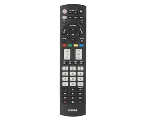 Hama Universal Remote Control for Panasonic TVs, IR, Teachable, Illuminating Buttons