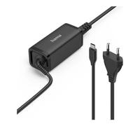 Hama Universal USB Type-C 65W GaN Power Delivery Laptop Charger Black 65W