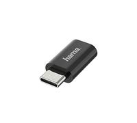 Hama USB 2.0 Adapter [1 x Micro USB Female - 1 x USB-C Male]