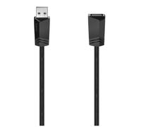 Hama USB A Cable USB A Extension Cable USB 2.0A Male USB A Female 480 Mbit/s 0.5