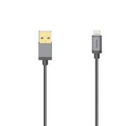 Hama USB 2.0 Metal USB Cable for iPhone/iPad with Lightning Connector 0.75m