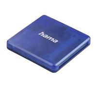 Hama USB 2.0 Multi Card Reader SD/microSD/CF blue