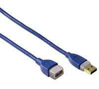 Hama USB 3.0 Extension 1.8M Extension Cable For PC Webcam Hub Printer HDD