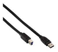 Hama USB 3.0 High-Speed Connection Cable USB-A USB-B Plug PC Hub HDD