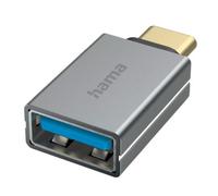 Hama Usb 3.2 Gen1 Otg Adapter Usb-C Male To Usb-A Female 5Gbps Aluminium