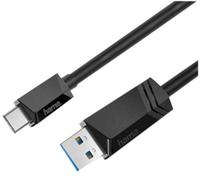 Hama - Usb-A Plug To Usb-C Plug Usb 3.2 Gen 1 Lead, 1.5M Black -
