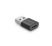 Hama 00200357 cable gender changer USB-A USB-C Black