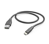 Hama Usb-A To Usb-C Quick Charging Cable Usb 2.0 1.5 Metre Black