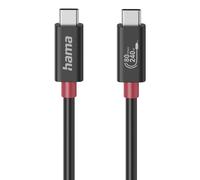 Hama USB-C Cable, E-Marker, USB4 Gen4, 80 Gbit/s, 5 A, 240 W, 1.00 m
