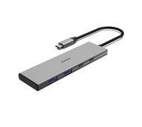 hama USB-Hub 4-fach grau NEW