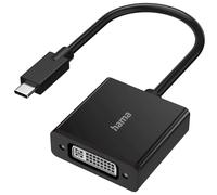 Hama USB-C to DVI Adapter 4K Thunderbolt 3 1:1 Black