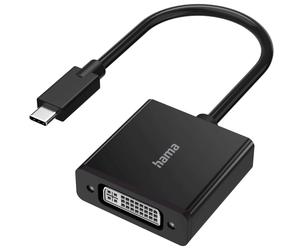 Hama USB-C to DVI Adapter 4K Thunderbolt 3 1:1 Black