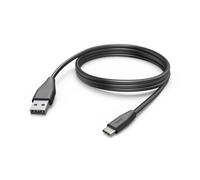 Hama USB C to USB A Charging Cable, 3m, Black