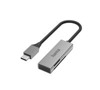 Hama USB Card Reader, USB-C, USB 3.0, SD/microSD, aluminium