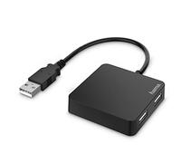 Hama External 4-Port USB 2.0 Hub, USB Powered