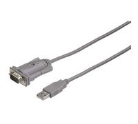 Hama USB to Serial 9-Pin Adapter Cable Converter 2m RS232 RS-232 Com Port DB9