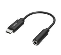 Hama Usb Type-C Male To 3.5Mm Jack Female Adapter Black
