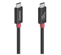 Hama 00200799 USB cable USB4 Gen 4x2 1 m USB C Black