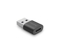 Hama USB-A to USB-C Adapter, Black | SuperSpeed Plus 10Gbps, USB 3.2 Gen 2