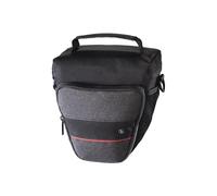 Hama "Valletta 110 Colt Camera Bag for Digital Camera and Lens (with shoulder strap, side pockets, 15 x 9 x 15.5 cm), Black
