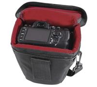 Hama "Valletta 110 Colt Camera Bag for Digital Camera and Lens (with shoulder strap, side pockets, 15 x 9 x 15.5 cm), Black