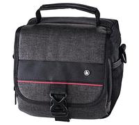 Hama "Valletta 130 Camera Bag for Digital Camera and Accessories (with shoulder strap, inner divider, 20 x 11 x 17 cm), Black