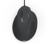 Hama Vertical Mouse for Left-Handed Users 7 Buttons Ergonomic 1000/1400/1800 DPI 1.8 m Cable Ideal as Computer Mouse Laptop Mouse Black
