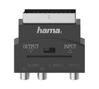 Hama Video Adapter Cable S-VHS F 4 Pin+ 3 RCA F (phono) / Scart M