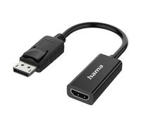 Hama Video Adapter, DisplayPort Plug - HDMI Socket, Ultra-HD 4K