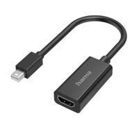 Hama Mini Displayport Male To Hdmi Female Converter Cable Black