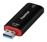 Hama Video Capture Card 4K HDMI to USB 3.0 Video Recording Card (for Direct Recording SLR Camera, Camcorder or Action Cam with PC, Connect Laptop for Live Streaming, Gaming, Video Conferencing)