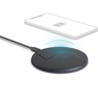 Hama Wireless Charger, Wireless Smartphone Charging Pad, 15 W, black