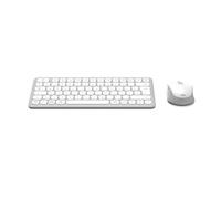 Hama Wireless Keyboard Mouse Set (Multi Device Keyboard and Mouse with Bluetooth/Wireless for PC, Smartphone, Tablet, Small, with Batteries, Quiet Scissor Keys, Multimedia Keys, German QWERTZ Layout)