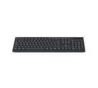 Hama Wireless Keyboard WK-200, Wireless Keyboard, Battery, 8 Media Keys, Black, QWERTZ DE