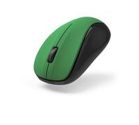 Hama Wireless Mouse 3 Buttons 2.4GHz 1200dpi Optical Mouse Wireless Computer Mouse for Laptop PC Notebook Silent Battery Right Handed Left Handed USB Receiver Green