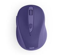 Hama Wireless Mouse Wireless Mouse with No Click Noise Ergonomic Design 6 Buttons with Browser Buttons 800/1200/1600 DPI 2.4GHz Technology Ideal as Computer Mouse Laptop Mouse Blue