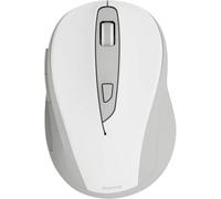 Hama Wireless Mouse Wireless Mouse with No Click Noise Ergonomic Design 6 Buttons with Browser Buttons 800/1200/1600 DPI 2.4GHz Technology Ideal as Computer Mouse Laptop Mouse White