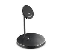 Hama Wireless Qi2 Charger, Inductive Fast Charging, Charging Station Stand, 15 W