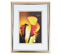 Hama Wood Frame Munich Picture Frame Poster Photo Portrait Wall Silver Glass